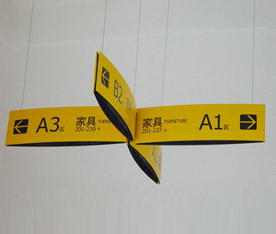 發(fā)光吊牌風(fēng)向標(biāo)指示牌
